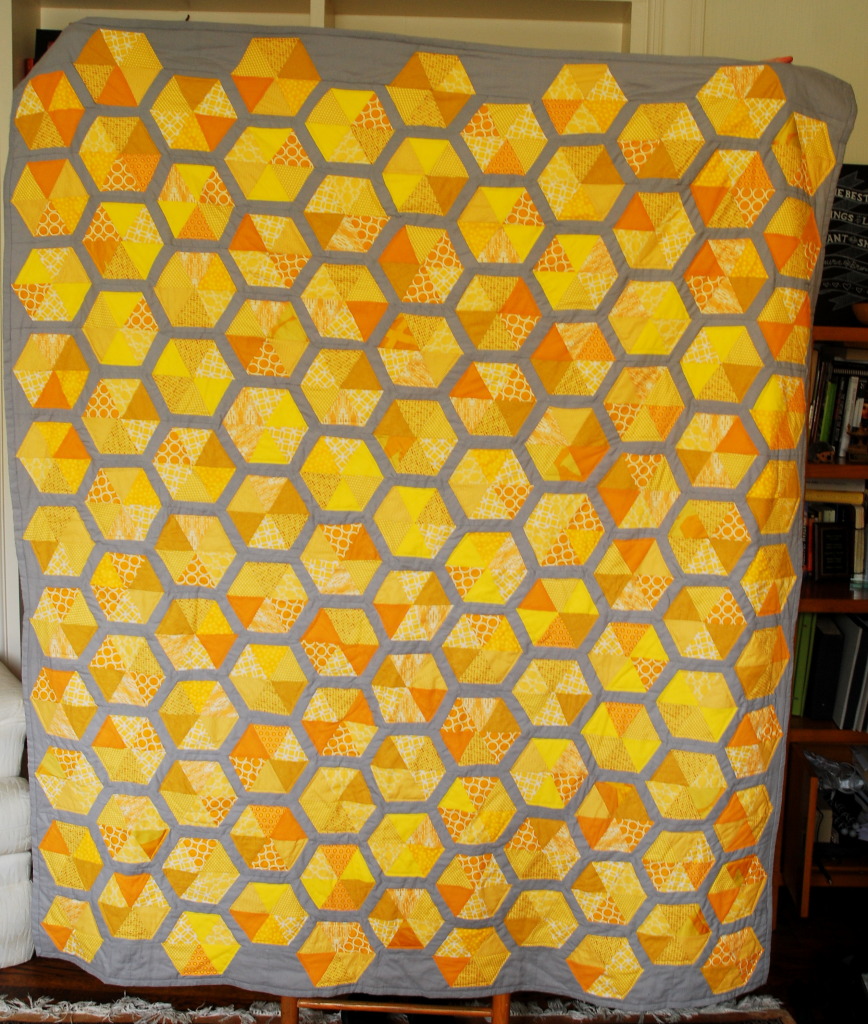 Honeycomb Quilt by Pieced Together Quilts