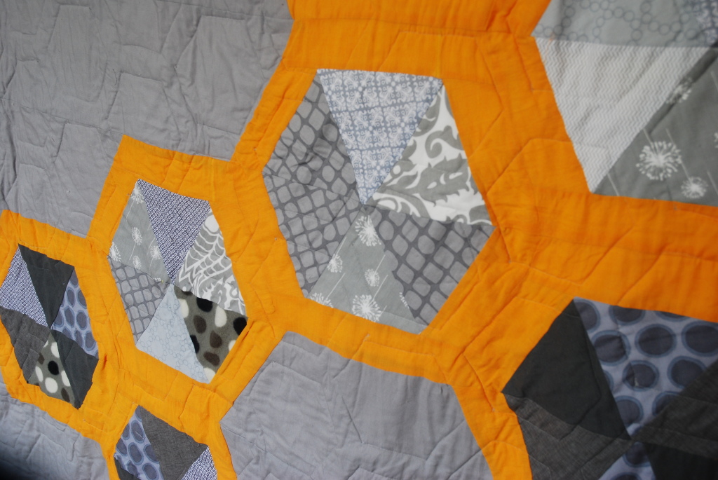 Honeycomb Quilt by Pieced Together Quilts