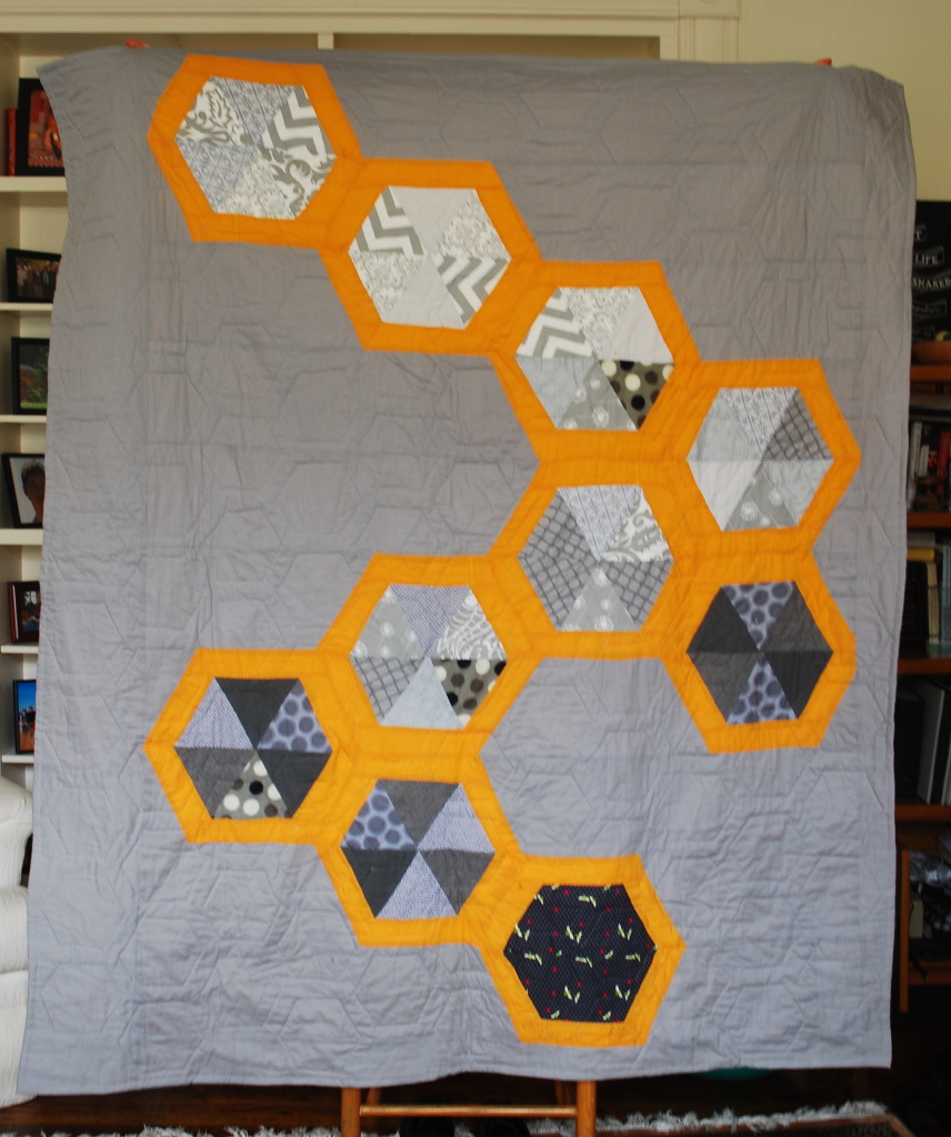 Honeycomb Quilt by Pieced Together Quilts