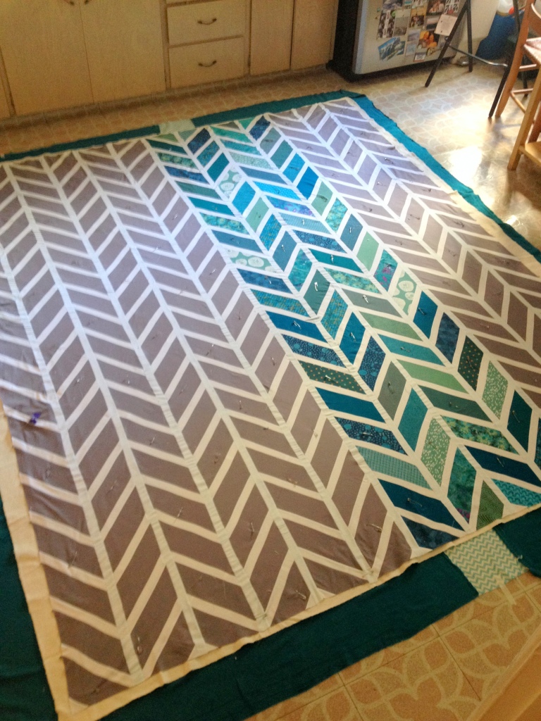 Herringbone Quilt by Pieced Together Quilts