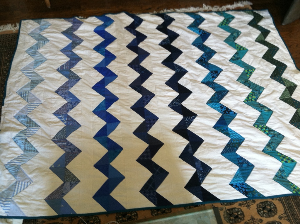 Chevron Quilt by Pieced Together Quilts