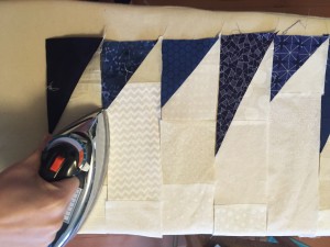 Asymmetrical Symmetry Modern Quilt by PiecedTogether Quilts